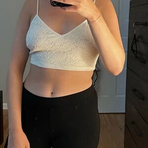 Cropped white tank